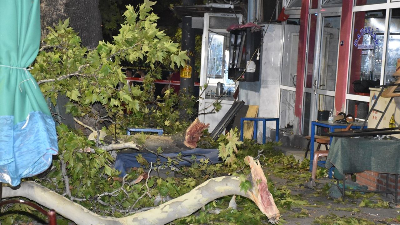 İzmir'de Kırılan Ağaç Dalları 9 Kişiyi Yaraladı