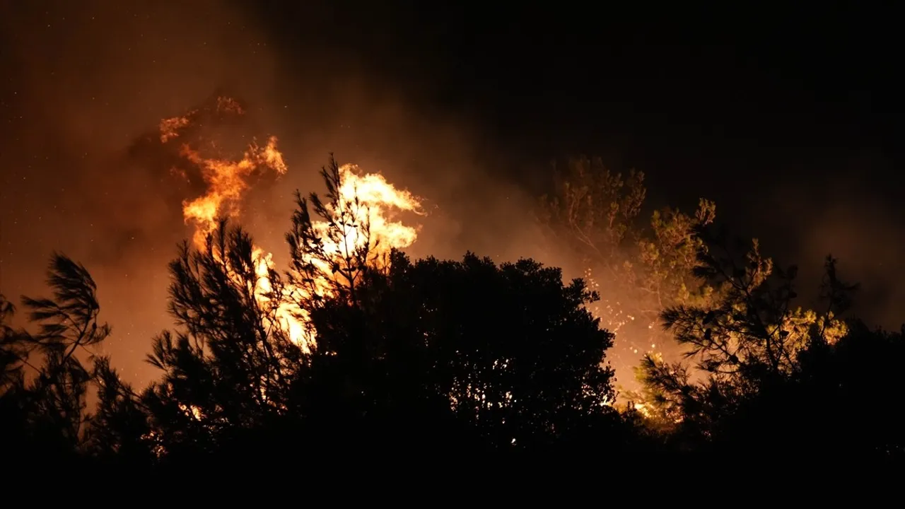 İzmir Valisi Elban, Urla'daki Yangın Hakkında Bilgi Verdi