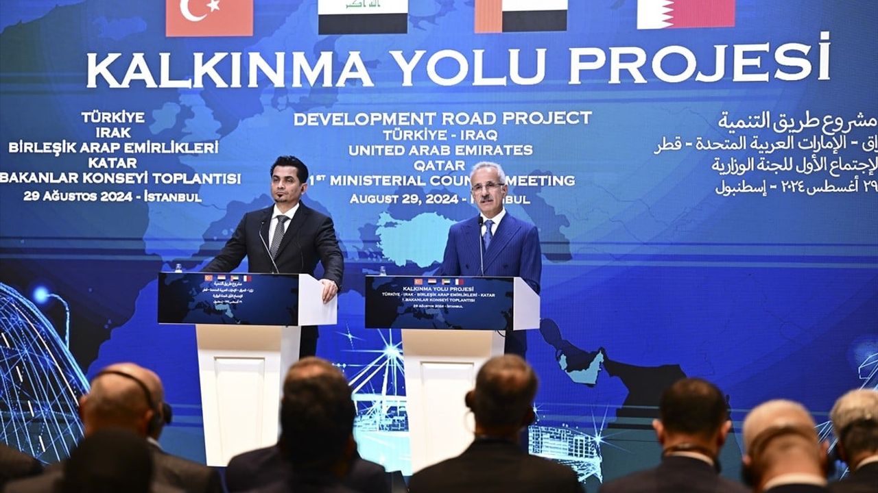 Kalkınma Yolu Projesi Üzerine Türkiye-Irak-BAE-Katar Bakanlar Toplantısı