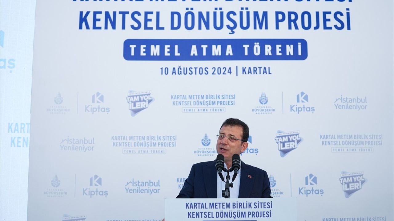 Kartal Metem Birlik Sitesi'nin Kentsel Dönüşüm Temeli Atıldı