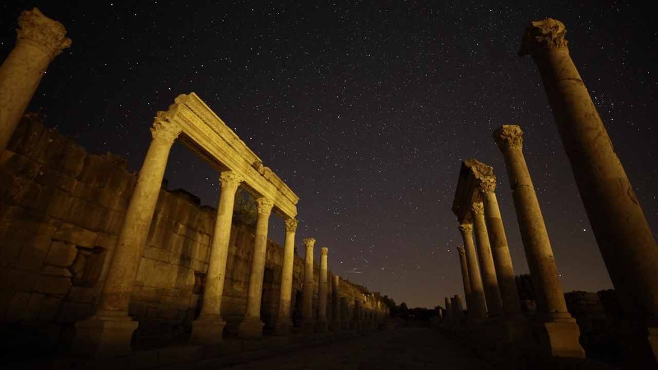 Kibyra Antik Kenti'nde Perseid Meteor Yağmuru Gözlemi