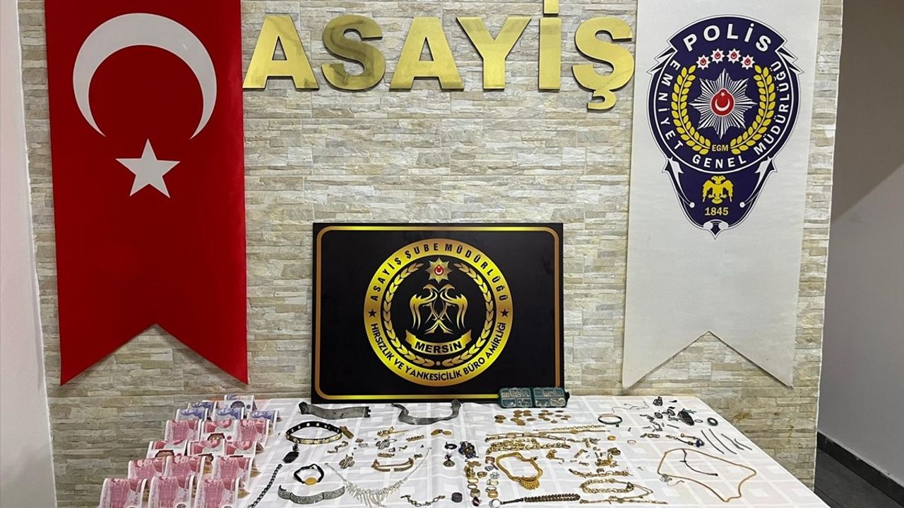 Mersin'de Altın Hırsızlığı Olayında Bir Şüpheli Tutuklandı