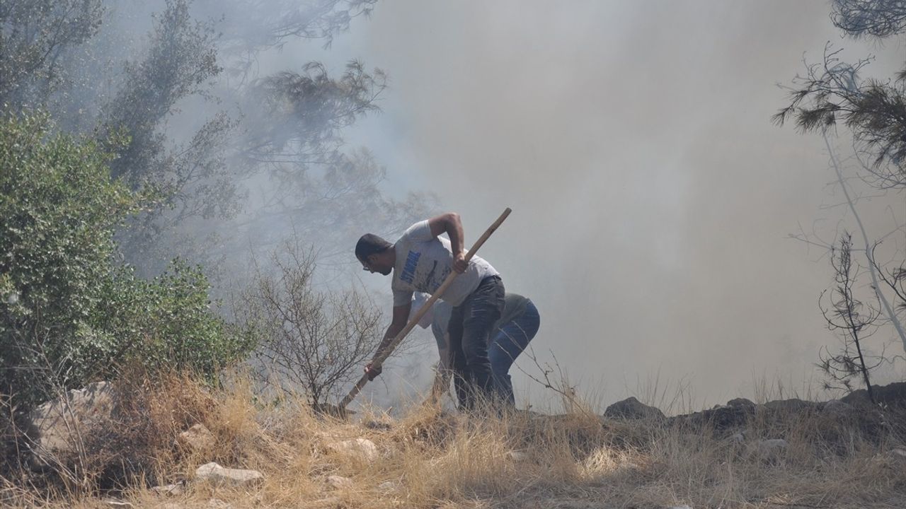 Mersin'de Orman Yangını Kontrol Altına Alındı