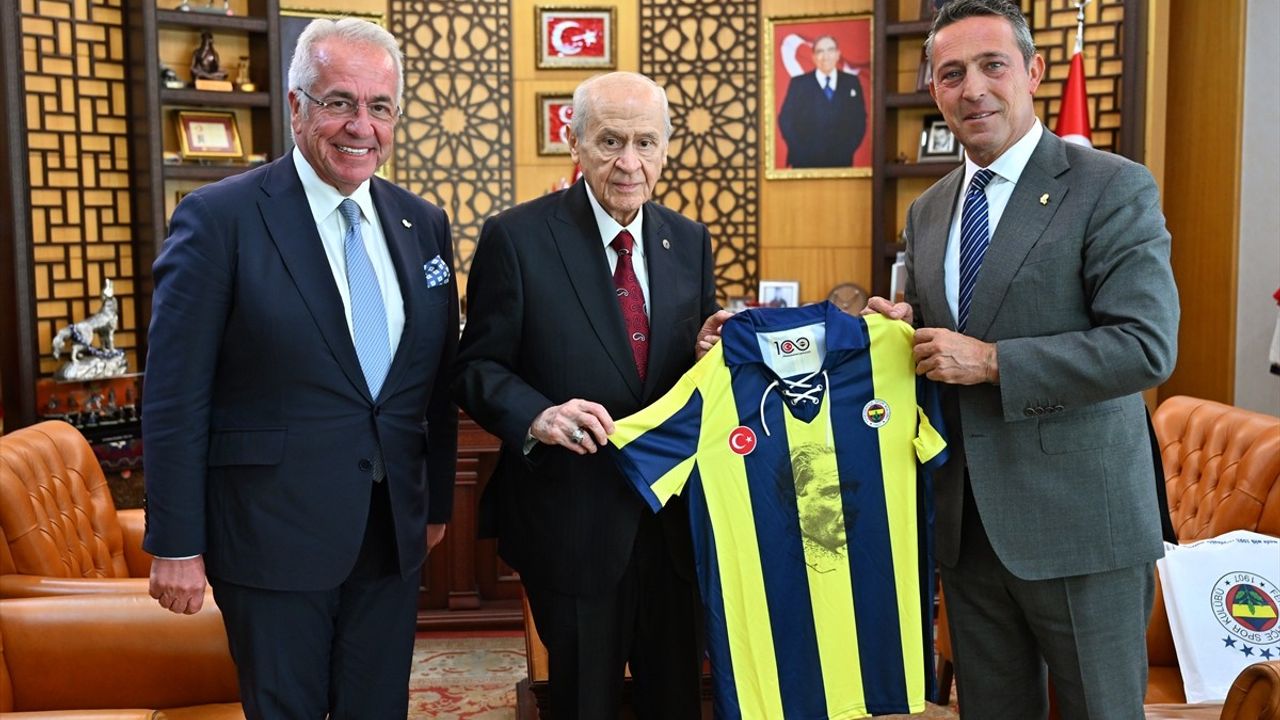 MHP Lideri Bahçeli, Fenerbahçe Başkanı Ali Koç ile Bir Araya Geldi
