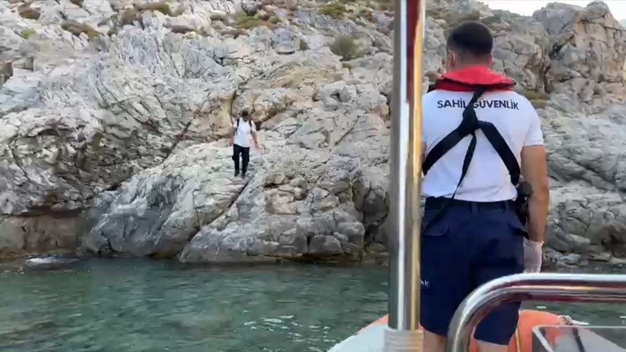 Muğla Açıklarında Düzensiz Göçmenlere Yoğun Müdahale