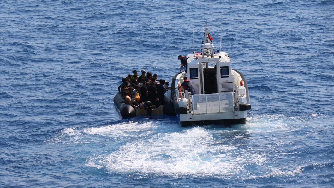 Muğla Açıklarında Düzensiz Göçmenlere Yönelik Operasyon