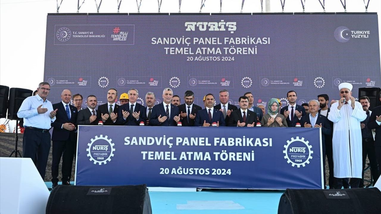 Nuriş Sandviç Panel Fabrikası Temel Atma Töreni Gerçekleşti