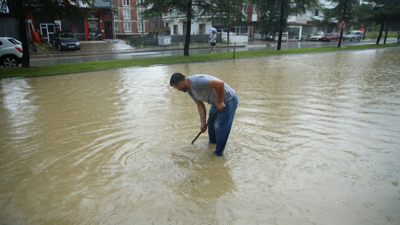 Ordu'da Şiddetli Yağışlar Su Baskınlarına Neden Oldu