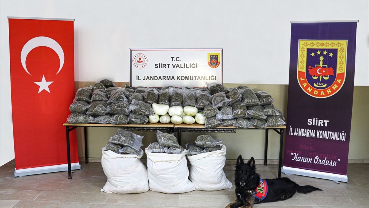 Siirt'te 170 Kilogram Uyuşturucu Madde Ele Geçirildi