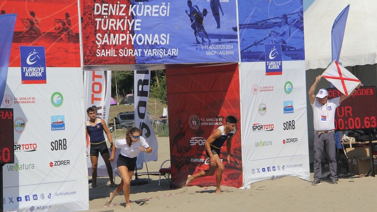 Sinop'ta Deniz Küreği Türkiye Şampiyonası Başarıyla Tamamlandı