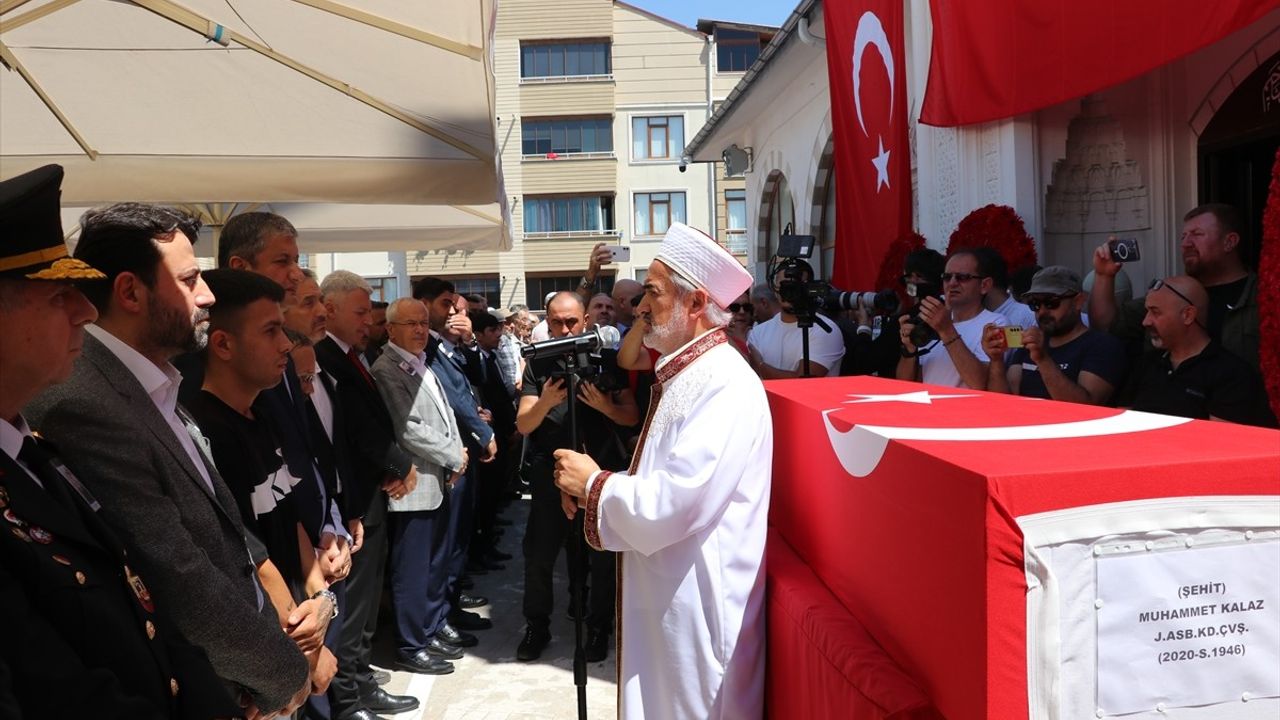 Şırnak'ta Şehit Olan Jandarma Astsubay Muhammet Kalaz, Karabük'te Defnedildi