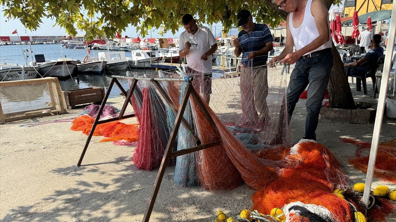 Tekirdağ'da Balıkçılar 1 Eylül İçin Hazırlıklara Devam Ediyor