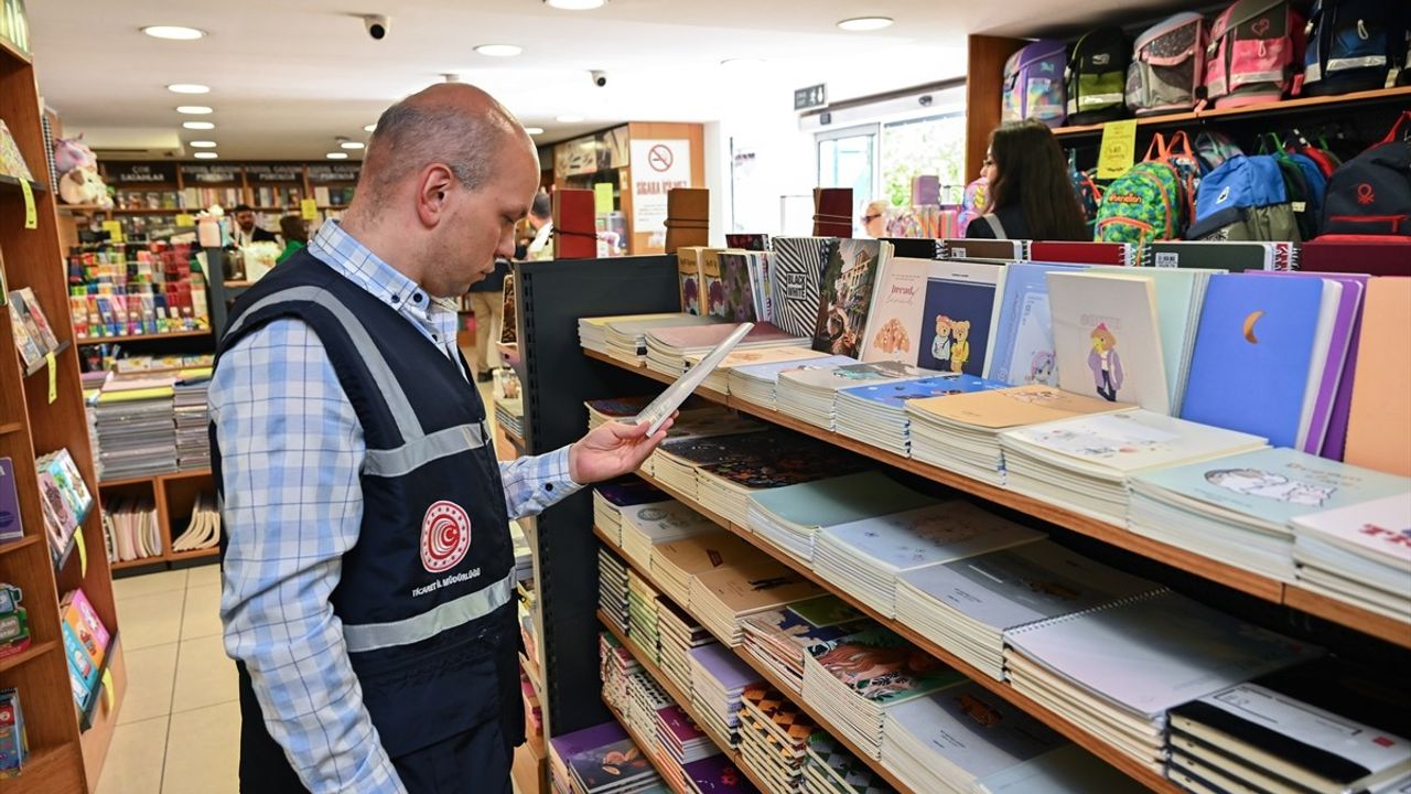 Ticaret Bakanlığı Kırtasiye Ürünlerini Denetledi