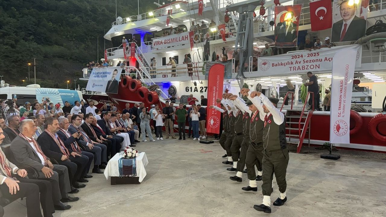 Trabzon'da Balık Avı Sezonu Coşkulu Açılışla Başladı