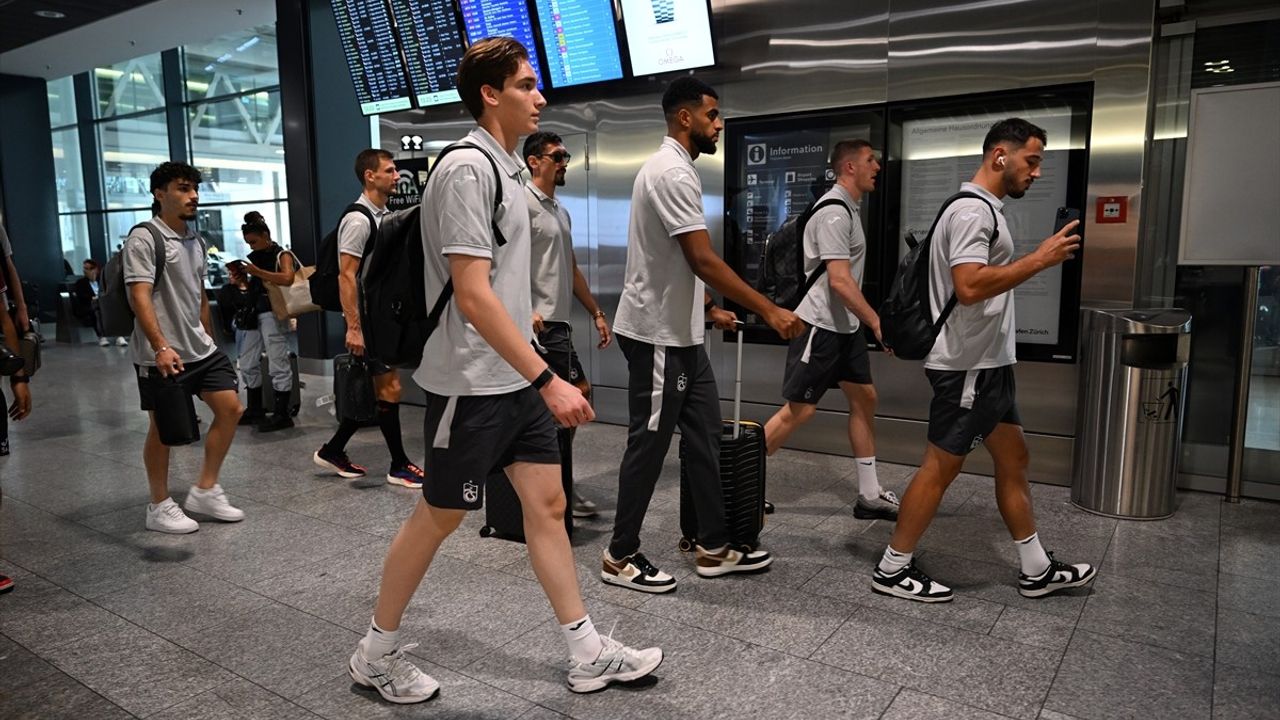 Trabzonspor, İsviçre'de UEFA Konferans Ligi Maçına Hazırlanıyor