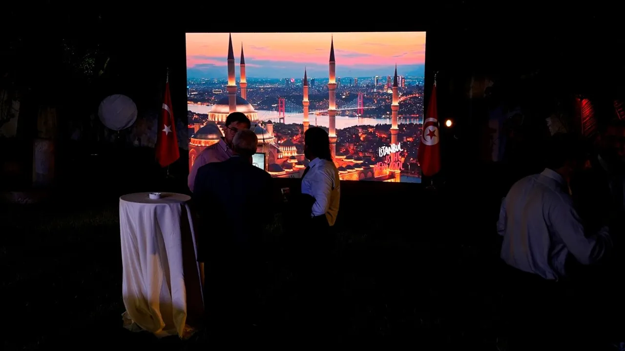 Tunus'ta 30 Ağustos Zafer Bayramı Coşkuyla Kutlandı