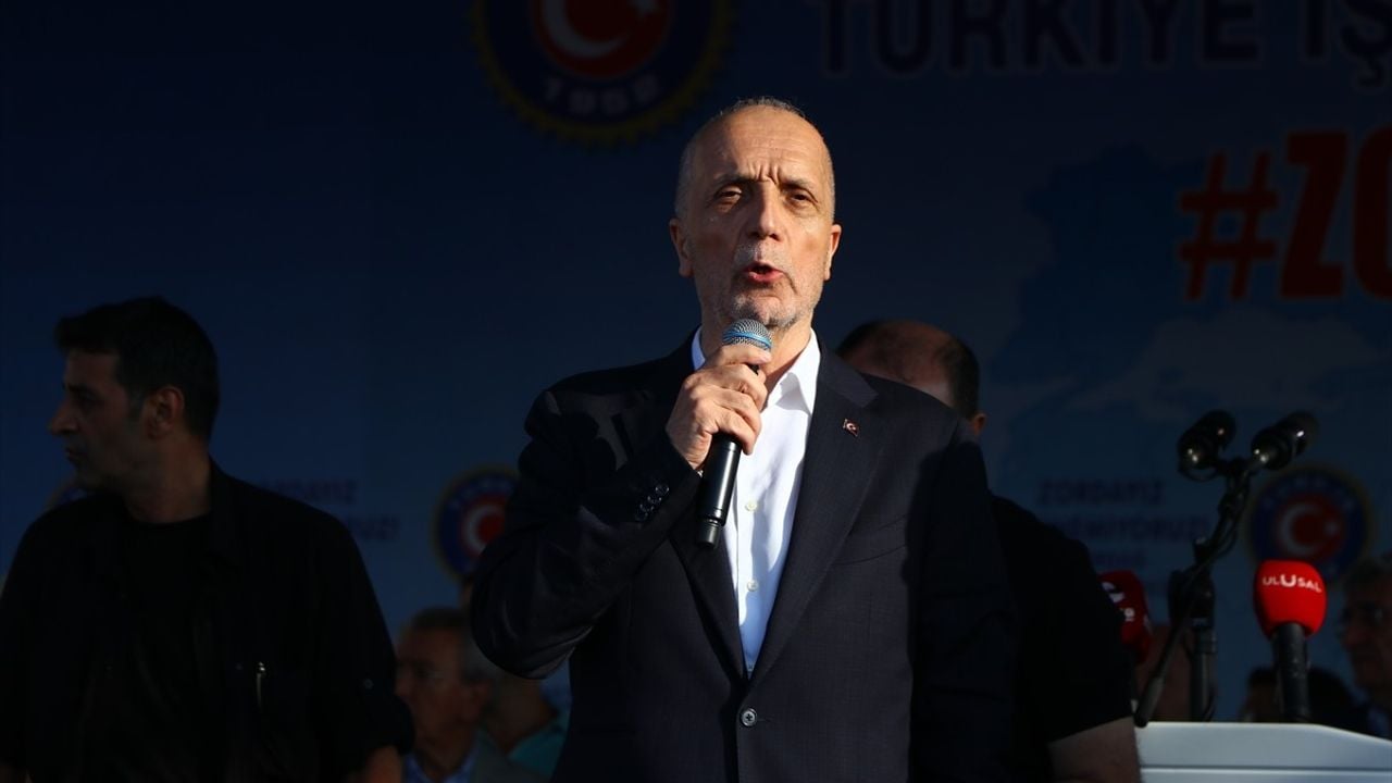 TÜRK-İŞ Genel Başkanı Ergün Atalay'dan Tekirdağ'da Vergide Adalet Vurgusu