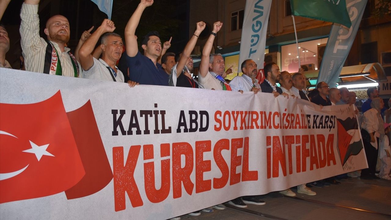 Türkiye'nin Beş Şehrinde Hamas Lideri İçin Protestolar