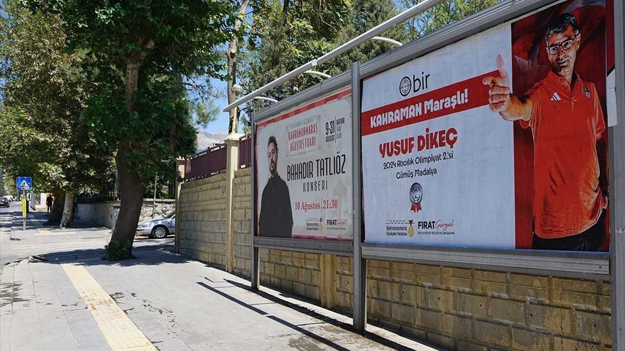 Yusuf Dikeç'in Başarısı Kahramanmaraş Billboard'larında Yankı Buldu