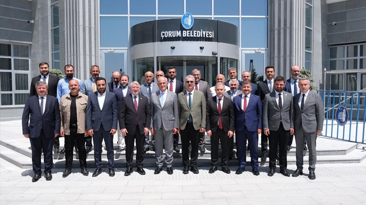 Yusuf Ziya Yılmaz'dan Çorum'da Önemli Ziyaret