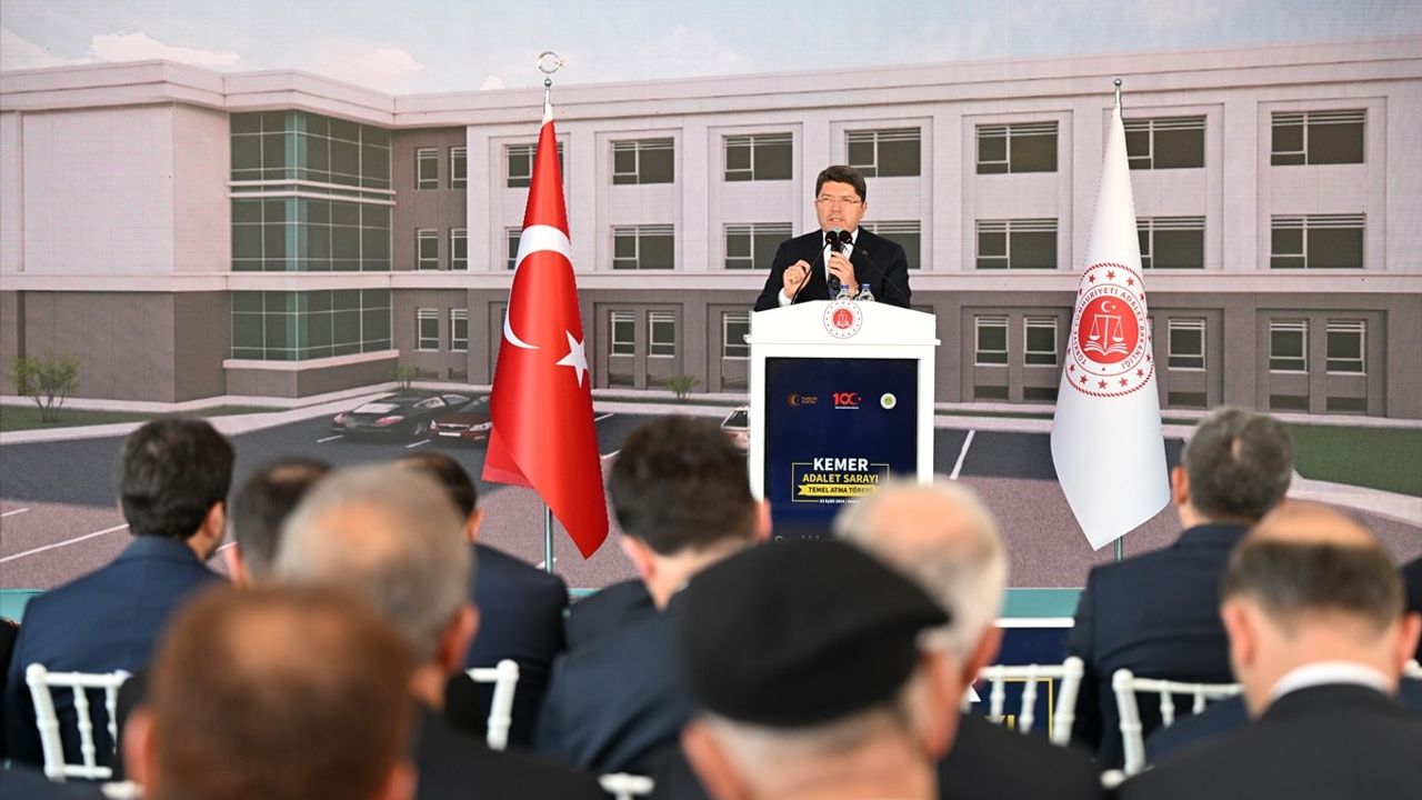 Adalet Bakanı Tunç'tan Önemli Açıklamalar: Yargı Reformu ve Adalet Sarayı Temel Atma Töreni