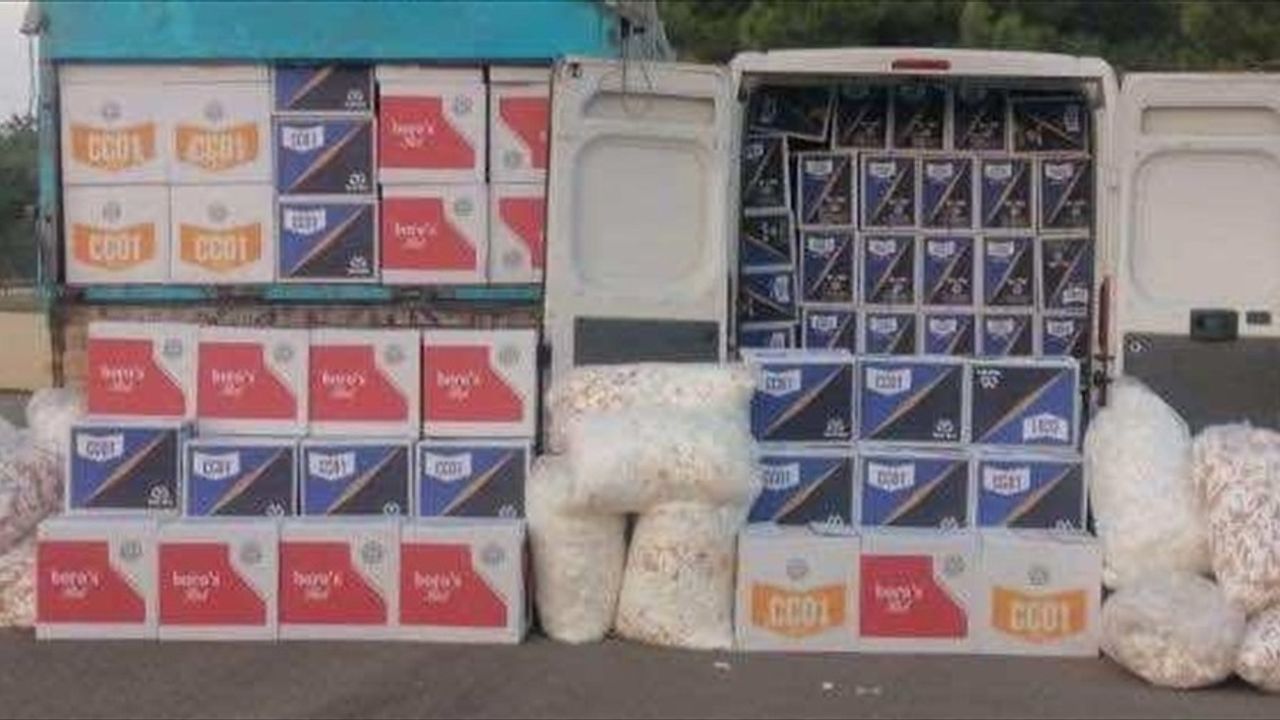 Adana'da Kaçakçılığa Darbe: 5 Milyon 810 Bin Makaron Ele Geçirildi