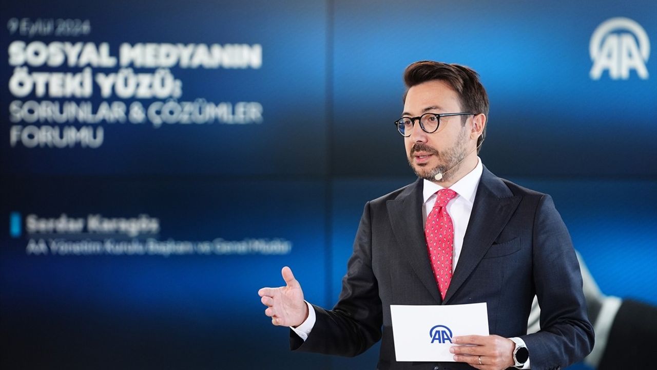 Anadolu Ajansı Genel Müdürü Karagöz, Sosyal Medya Forumu'nda Önemli Açıklamalarda Bulundu