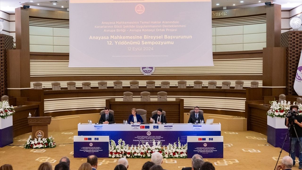 Anayasa Mahkemesine Bireysel Başvurunun 12. Yıldönümü Sempozyumu