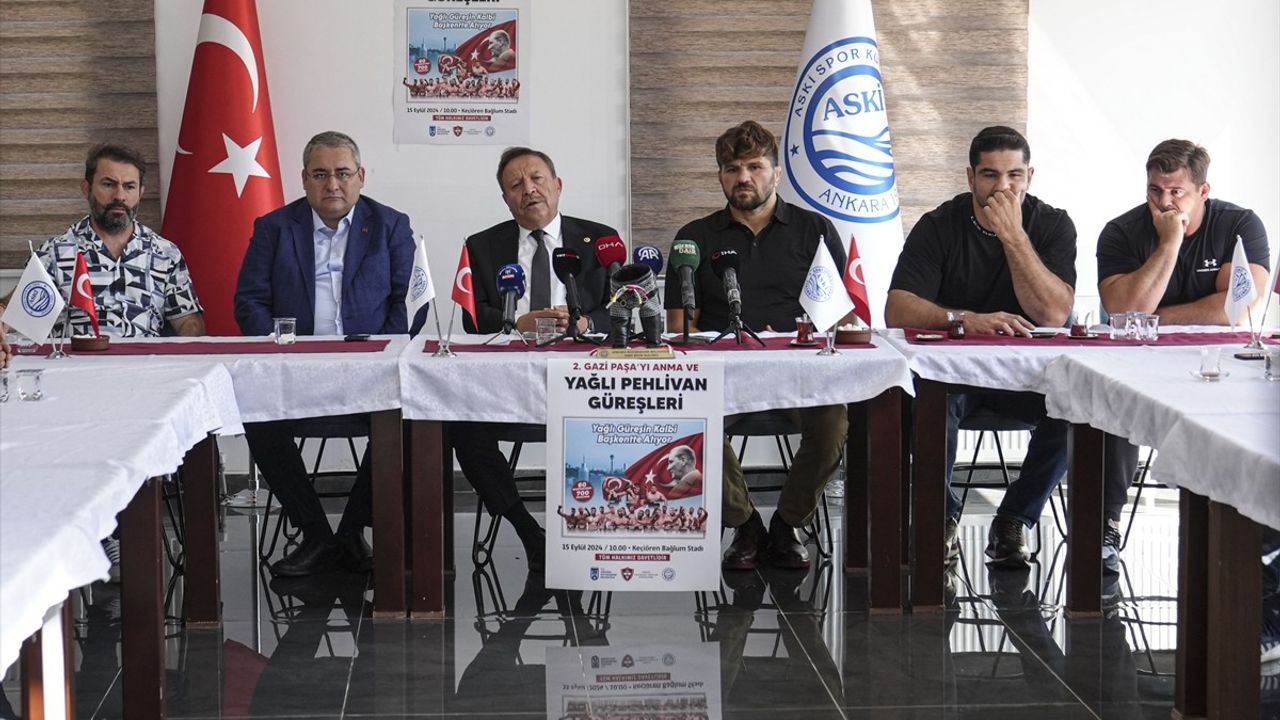 Ankara'da 2. Gazi Paşa'yı Anma Yağlı Pehlivan Güreşleri Düzenleniyor
