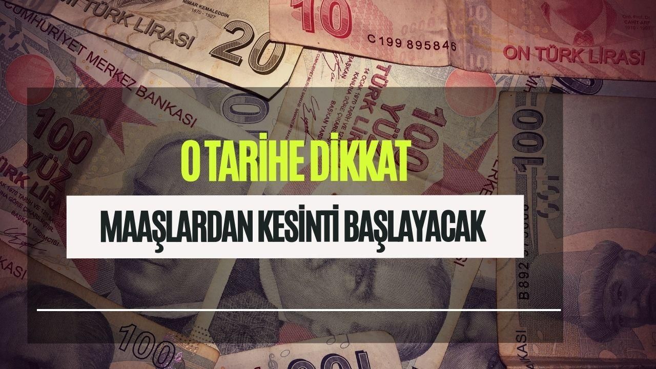 Asgari ücretliye, memura... Tüm çalışana kötü haber tez duyuruldu! Maaşlarda kesinti dönemi başlıyor 