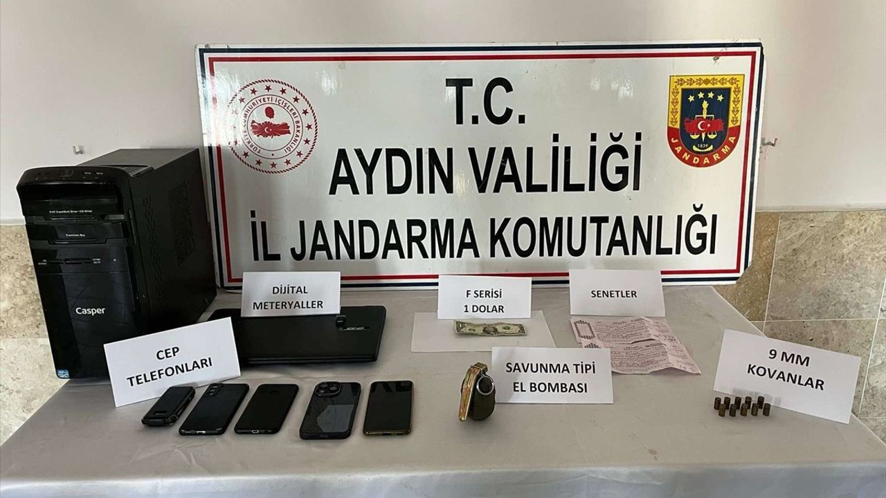 Aydın'da FETÖ Şüphelisi El Bombası ve F Serisi Dolar ile Yakalandı