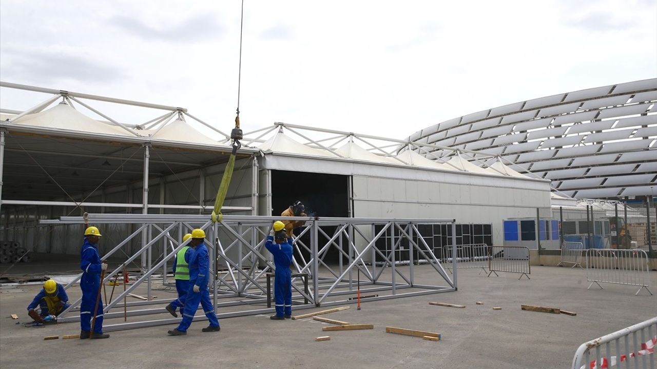 Azerbaycan COP 29 İçin Geçici Yapılar İnşa Ediyor