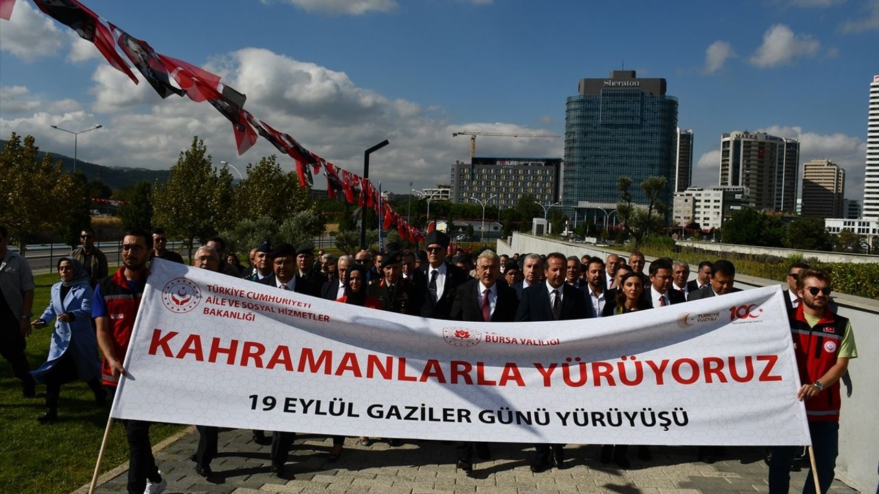 Bursa ve Çevresinde Gaziler Günü Coşkuyla Kutlandı