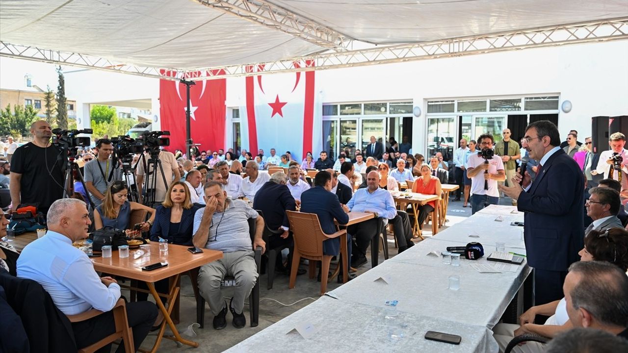 Cumhurbaşkanı Yardımcısı Yılmaz Gazimağusa'da Konuştu