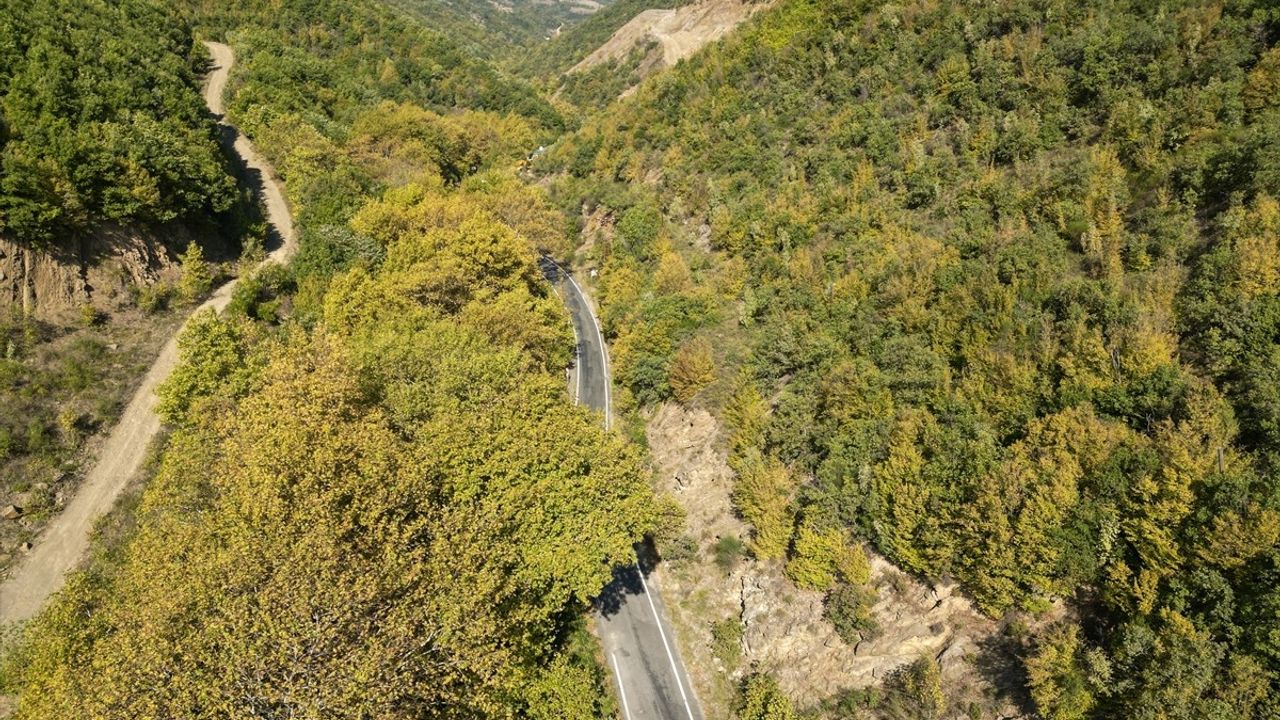 Ganos Dağı'nda Sonbahar Renkleri Görsel Şölene Dönüşüyor