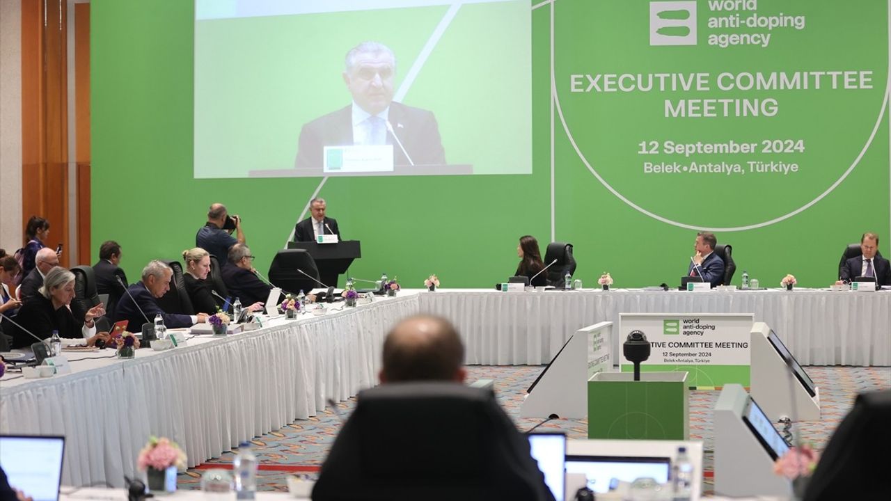 Gençlik ve Spor Bakanı Bak, Dünya Dopingle Mücadele Toplantısında Önemli Açıklamalarda Bulundu