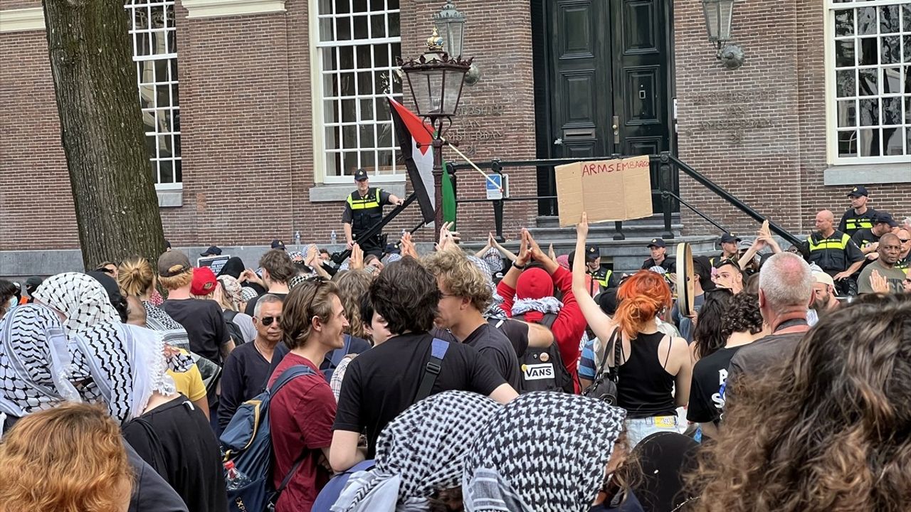 Hollanda Üniversitelerinde Filistin Destek Eylemleri Yeniden Başladı