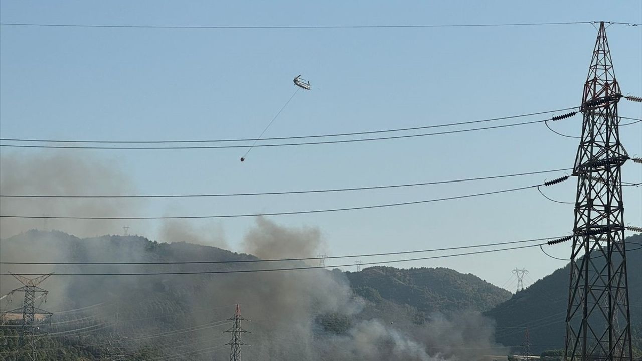 İzmir'deki Katı Atık Depolama Sahasında Yangın Çıktı
