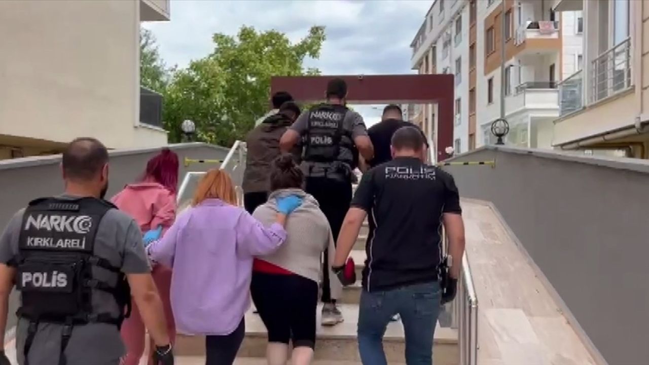 Kırklareli'nde Uyuşturucu Operasyonu: 5 Kişi Gözaltına Alındı
