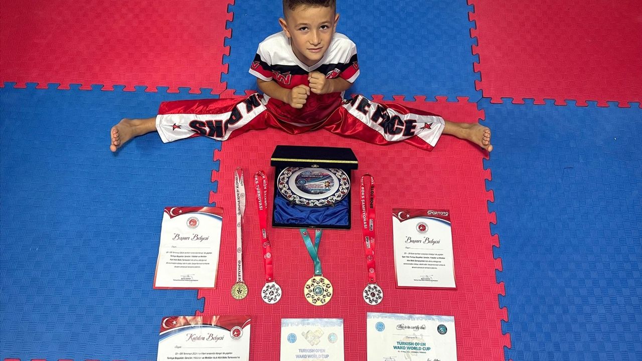 Küçük Kick Boksçudan Büyük Başarı