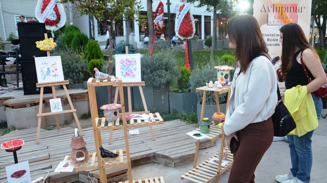 Kütahya'da Seramik Kuş Evleri Sergisi Hayranlıkla İzleniyor