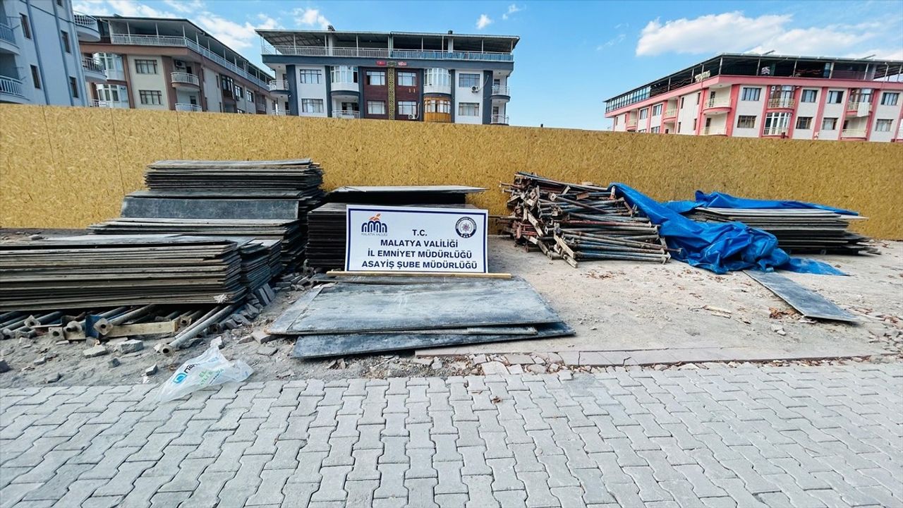 Malatya'da İnşaat Hırsızlığına Karışan Dördüncü Zanlı Tutuklandı