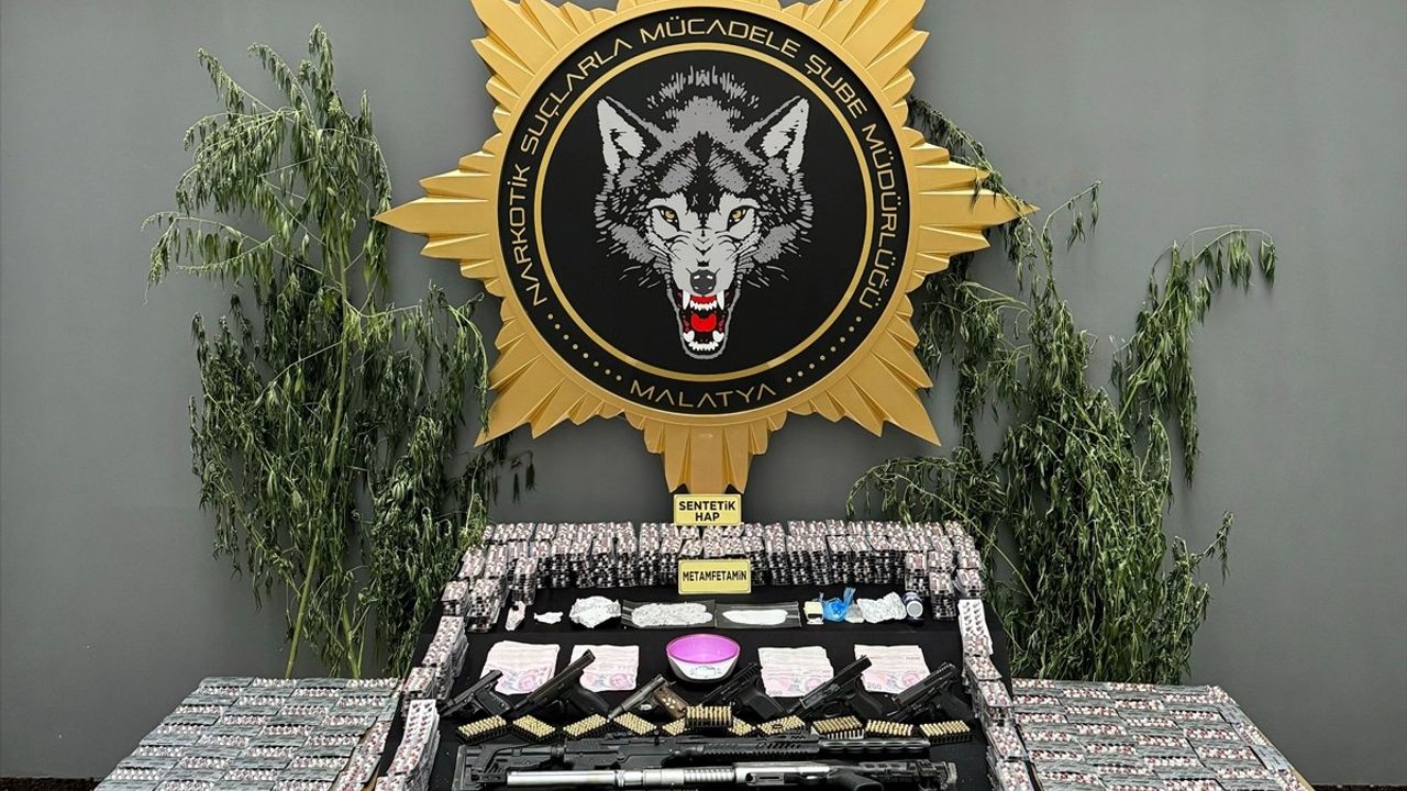 Malatya'da Uyuşturucu Operasyonu: 20 Zanlı Gözaltında