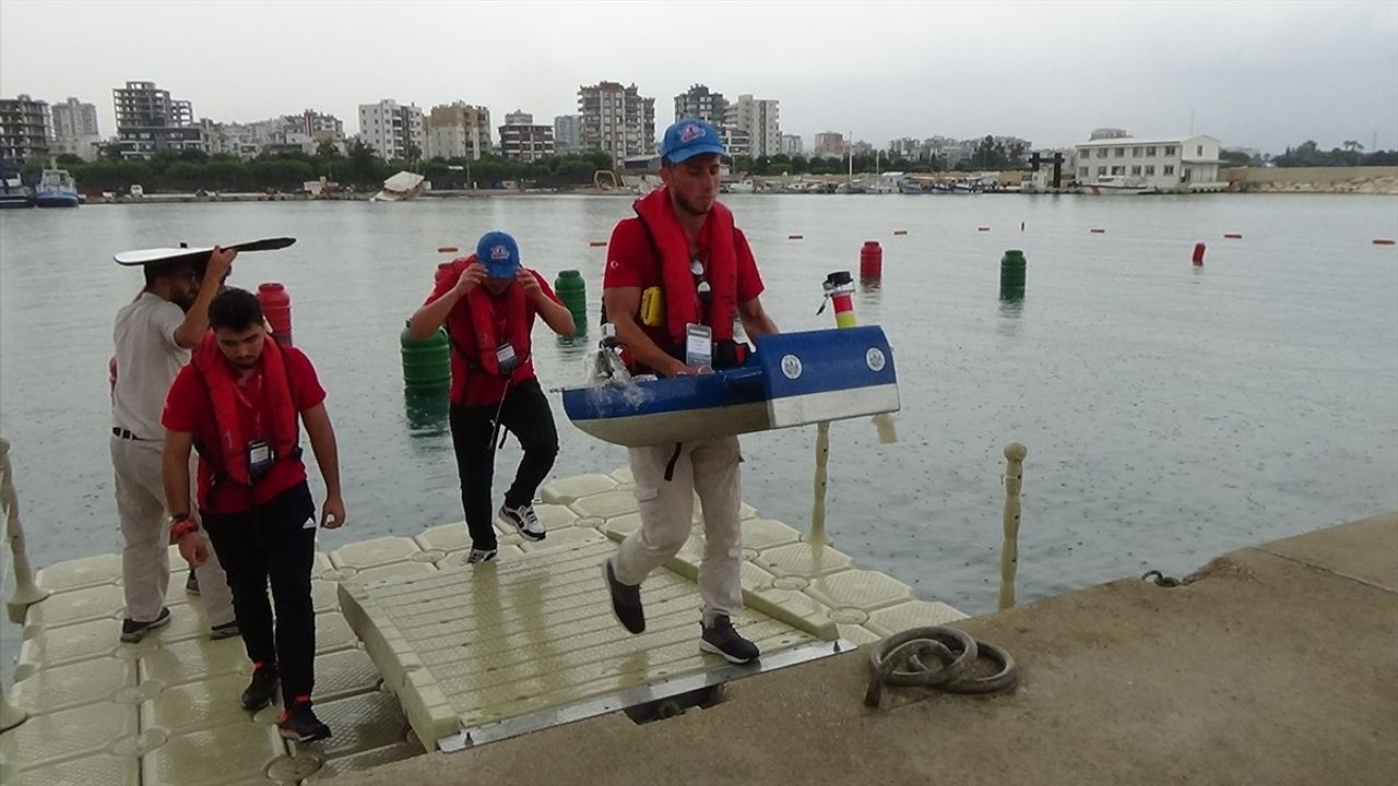 Mersin'de İnsansız Deniz Aracı Yarışması Finali Devam Ediyor