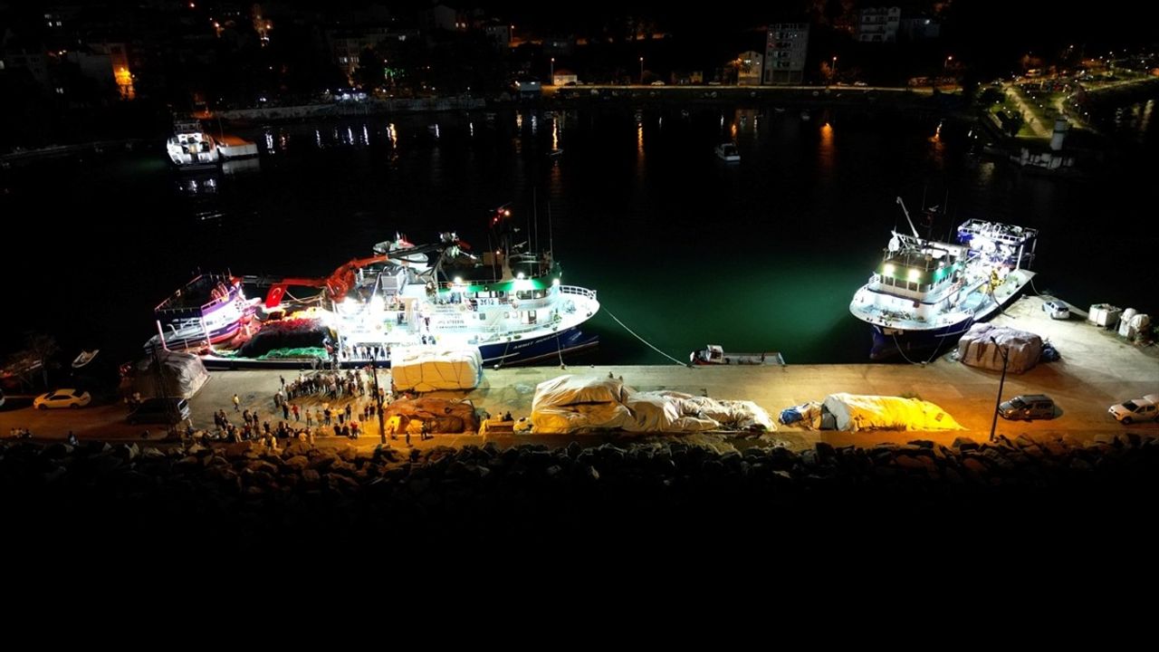 Ordu'da Balıkçılar Yeni Sezona Merhaba Dedi