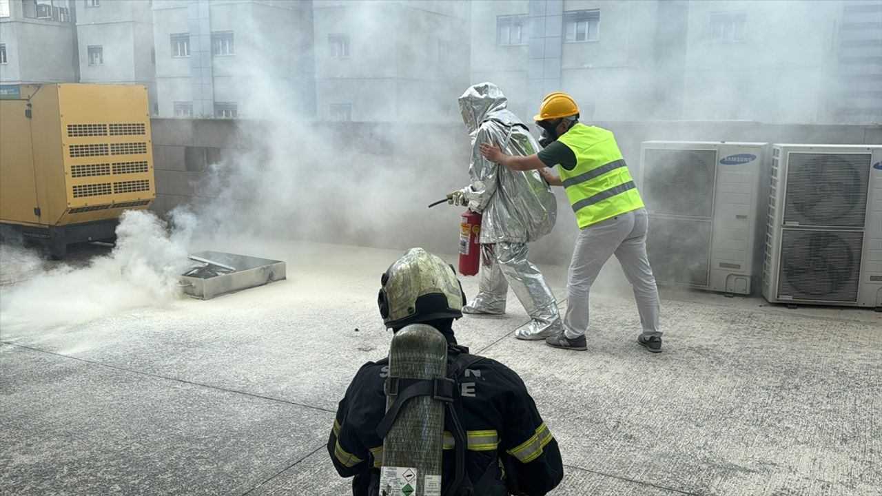 Samsun'da Deprem Tatbikatı Canlandırıldı