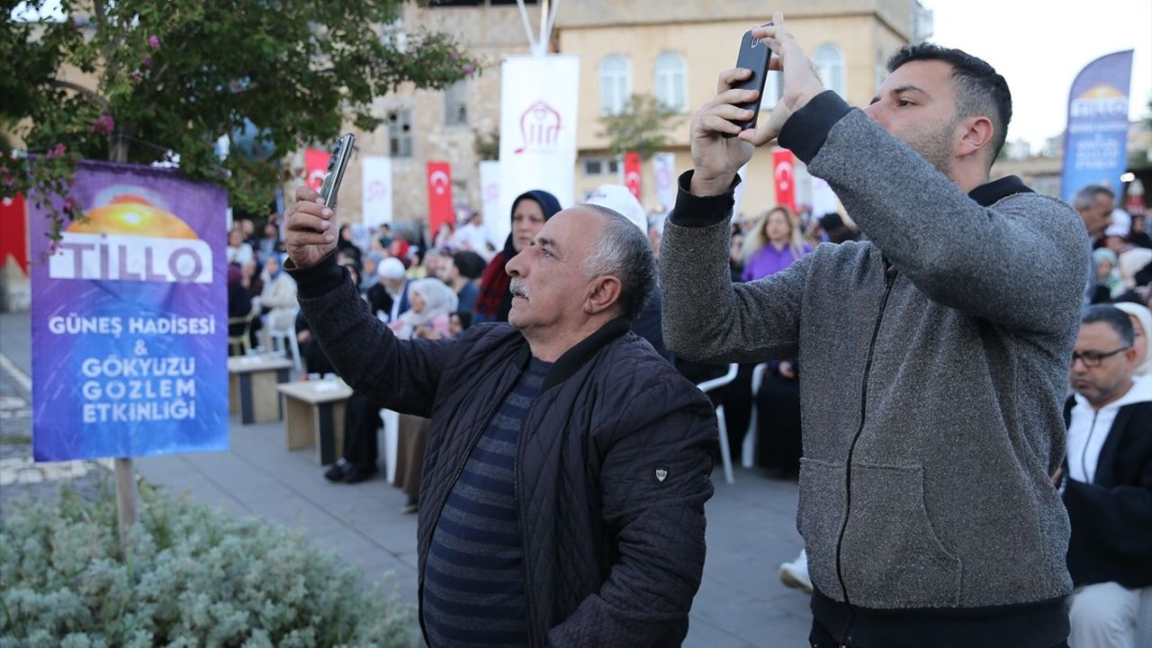 Siirt'teki Tarihi Işık Hadisesi Yağmurla Kesintiye Uğradı