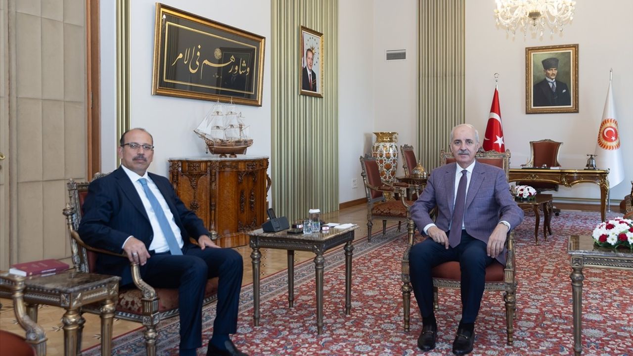 TBMM Başkanı Kurtulmuş'tan Sayıştay Başkanı Yener'e Ziyaret