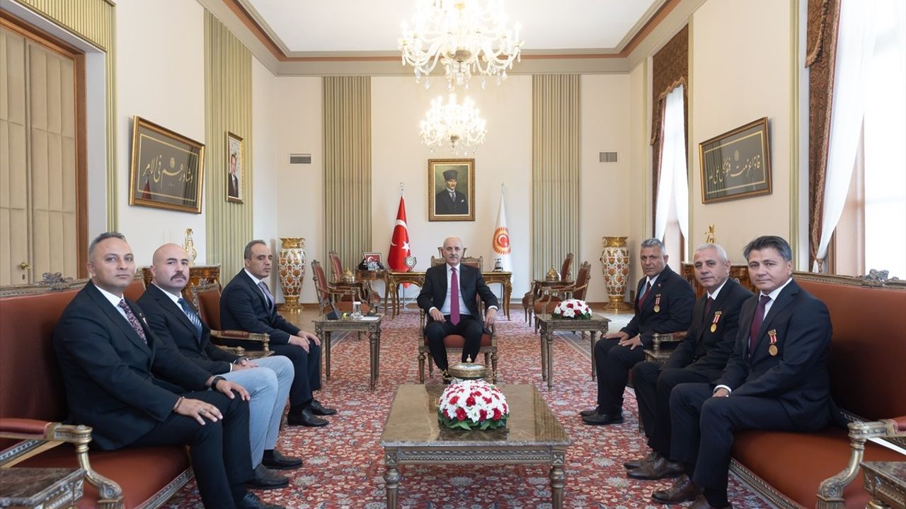TBMM Başkanı Numan Kurtulmuş 19 Eylül Gaziler Günü'nde Gazileri Kabul Etti