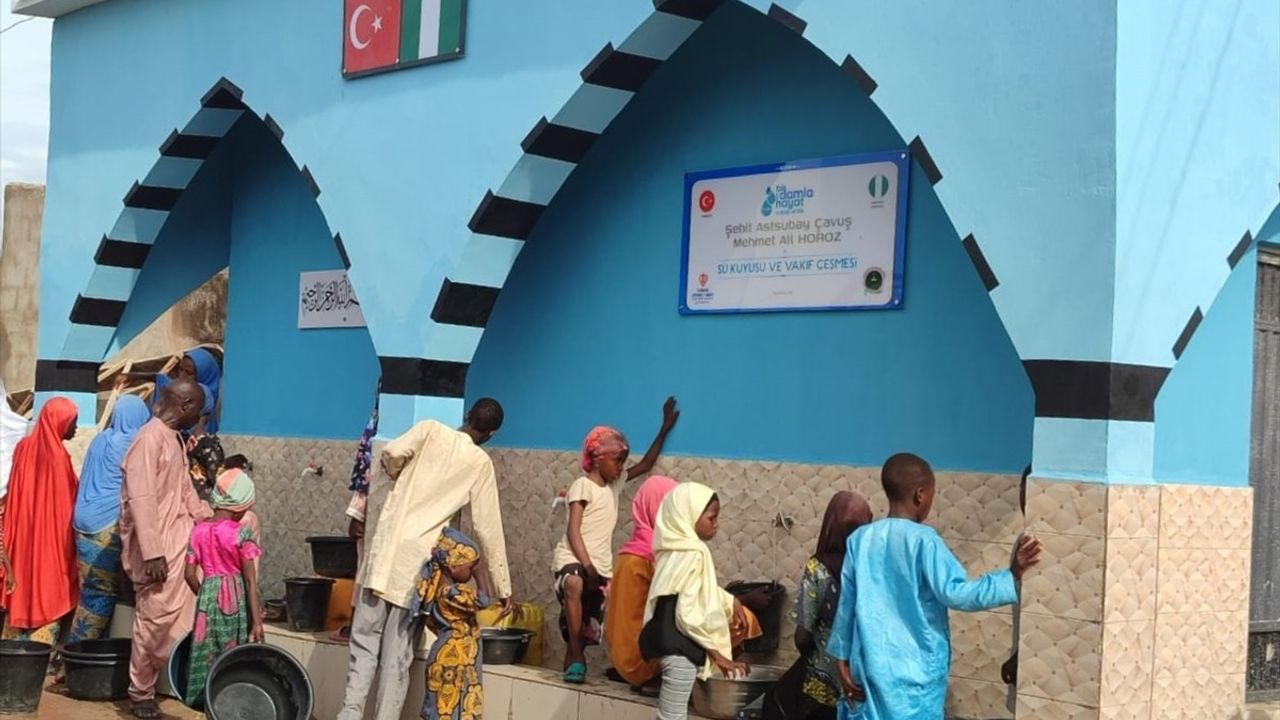 TDV, Şehit Mehmet Ali Horoz'un Vasiyetiyle Nijerya'da Su Kuyusu Açtı